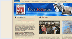 Desktop Screenshot of abceditions.net